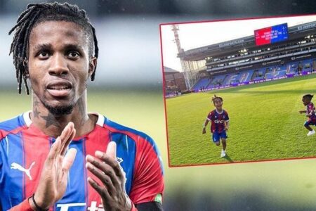 Beitrag von Wilfried Zaha, der die Fenerbahce-Fans verärgert