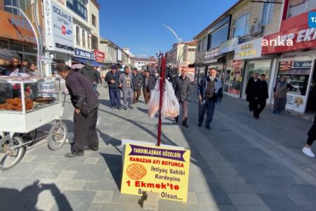 „Brot auf dem Kleiderbügel“-Anwendung mit einem Kleiderbügel in Yozgat